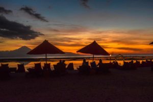 sunset at gili trawangan