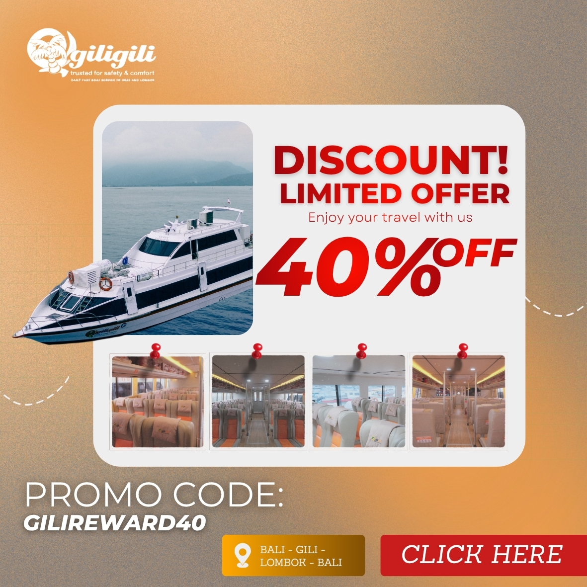 GetAway Gili's discount